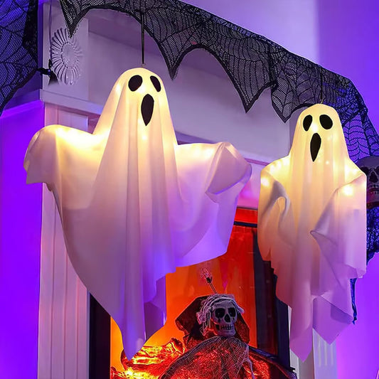 Gloeiende spookkroonluchter voor Halloweenfeestdecoratie