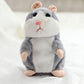 🐹🎄 Spreek tegen deze hamster en hij praat terug! Zacht, grappig en met een bewegend hoofdje – 15 cm. Verkrijgbaar in 3 kleuren en kersteditie!