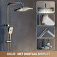 Intelligent Drukverhogende Thermostatische Douchekraan Set met Digitaal Display