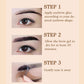 3 stks waterdichte langdurige peel-off wenkbrauw tint set