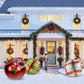 Buiten kerst PVC opblaasbare versierde bal