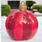 Buiten kerst PVC opblaasbare versierde bal