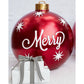 Buiten kerst PVC opblaasbare versierde bal