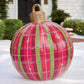 Buiten kerst PVC opblaasbare versierde bal