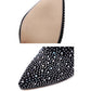 🌟49% KORTING🔥Dames overknee laarzen met glinsterende imitatiediamanten👠