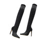 🌟49% KORTING🔥Dames overknee laarzen met glinsterende imitatiediamanten👠