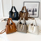 👜Dames grote capaciteit plantaardige mand bucket bag