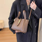 👜Dames grote capaciteit plantaardige mand bucket bag