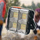 Draagbare werklamp op zonne-energie met 4 lichtstanden