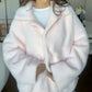 🔥Losse pluchen winterjas voor dames