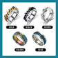 Titanium Stalen Draaibare Kettingring
