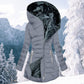 Women's Slim Fit Padded Coat with Plush Lining