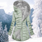 Women's Slim Fit Padded Coat with Plush Lining