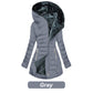 Women's Slim Fit Padded Coat with Plush Lining