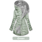 Women's Slim Fit Padded Coat with Plush Lining
