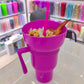 1000ml Stadionmok met rietje en kleurverandering