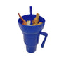 1000ml Stadionmok met rietje en kleurverandering
