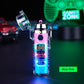 Transparante Waterdichte Oplaadbare Dual Arc Aansteker & Verlichting
