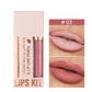 Waterdichte Matte Velours Vloeibare Lippenstift en Liner Set