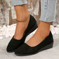 Nieuwe aankomst🎀Elegante lichtgewicht anti-slip lage hak wigschoenen