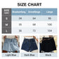 Denim shorts met hoge taille en losse pasvorm voor dames