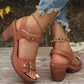 💗50% korting voor een beperkte tijd💗Sandalen met hoge hakken voor dames（Hoe meer je koopt, hoe hoger de korting）