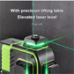 🔥 2025 Hot Sale - 49% korting🔥Infrarood groen licht laserwaterpas voor precisiewerk