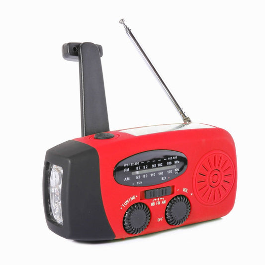 Multifunctionele Draagbare Noodradio op Zonne-energie