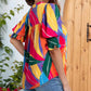 🌺Bloemen V-hals Pofmouw Blouse Voor Vrouwen