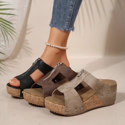 🔥 2025 Nieuw 50% korting Hete Uitverkoop🔥 Sandalen met open teen en sleehak in de mode