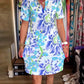 🌷💞Korte mouwen jurk met bloemenprint