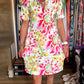 🌷💞Korte mouwen jurk met bloemenprint