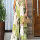 Weit geschnittener Damen-Jumpsuit mit trendigem Pflanzenprint