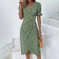 🔥Hot Sales🔥Dames casual jurk wikkeljurk bloemenjurk