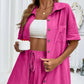 Dames Mode Set Van Effen Kleur Overhemd