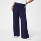 Damespantalon met hoge stretch en brede taille, plus maat