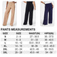 Damespantalon met hoge stretch en brede taille, plus maat