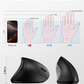 🖱Draadloze USB oplaadbare ergonomische verticale optische muis
