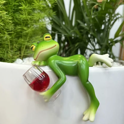 Miniatuur Kikkerbeeldjes Plantdecoraties
