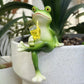 Miniatuur Kikkerbeeldjes Plantdecoraties