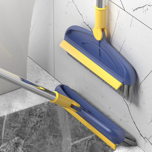 ✨ Beperkte aanbieding ✨-2-In-1 180° Draaiende Lange Steel V-Vormige Borstelvloerborstel