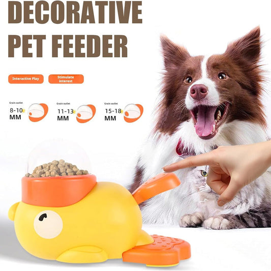 2-in-1 Interactief Hond Puzzel Speelgoed & Langzaam Voerbak