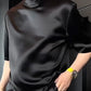 Casual T-shirt met ronde hals in effen kleur voor heren
