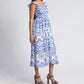 Vintage mouwloze jurken met print voor vrouwen