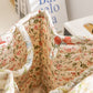 🌸 Draagbare Opvouwbare Opbergmand met Bloemenprint – Stoffen Mand