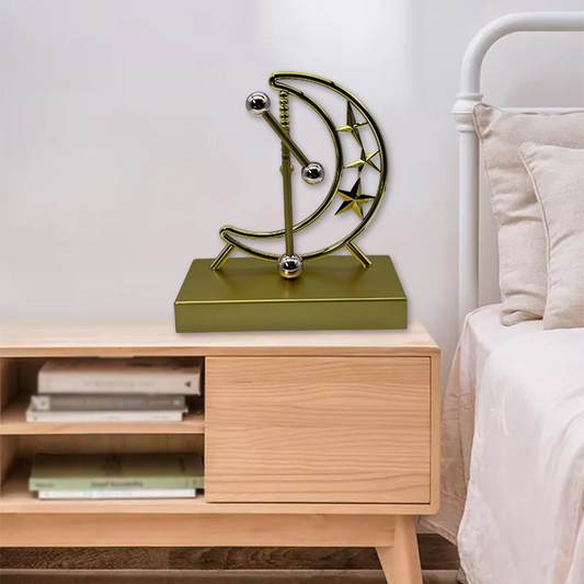 Gouden Maan Magnetische Perpetual Motion Bureaudecoratie