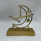 Gouden Maan Magnetische Perpetual Motion Bureaudecoratie