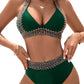 💥Dames Halter-Bikiniset met Striksluiting op de Rug – 2-Delig