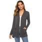 ? UITVERKOOP 49% KORTING?Casual lichtgewicht vest voor dames met lange mouwen