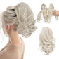 klauw clip korte paardenstaart hairextensions buigzame metalen